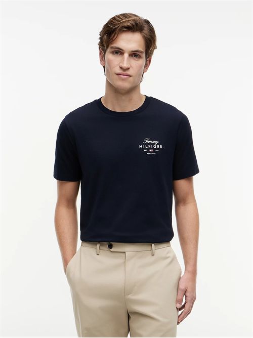 T-shirt in jersey con logo